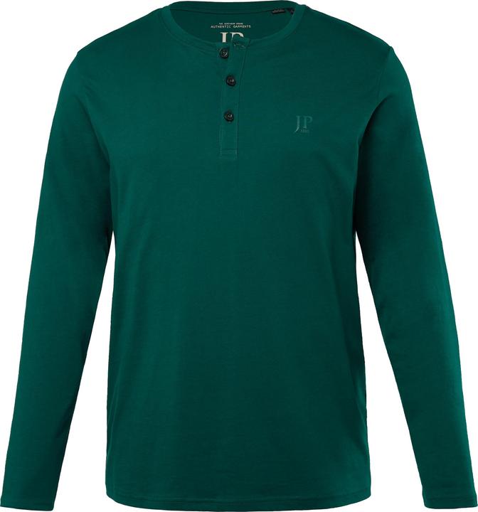 Produktbild JP1880 Henley, Basic, Shirt, Langarm, Knopfleiste, bis 8XL (XL)