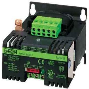 Murr Elektronik, Systemstromversorgung, GmbH Trafonetzgerät cUL CE MEN 10A (85352)