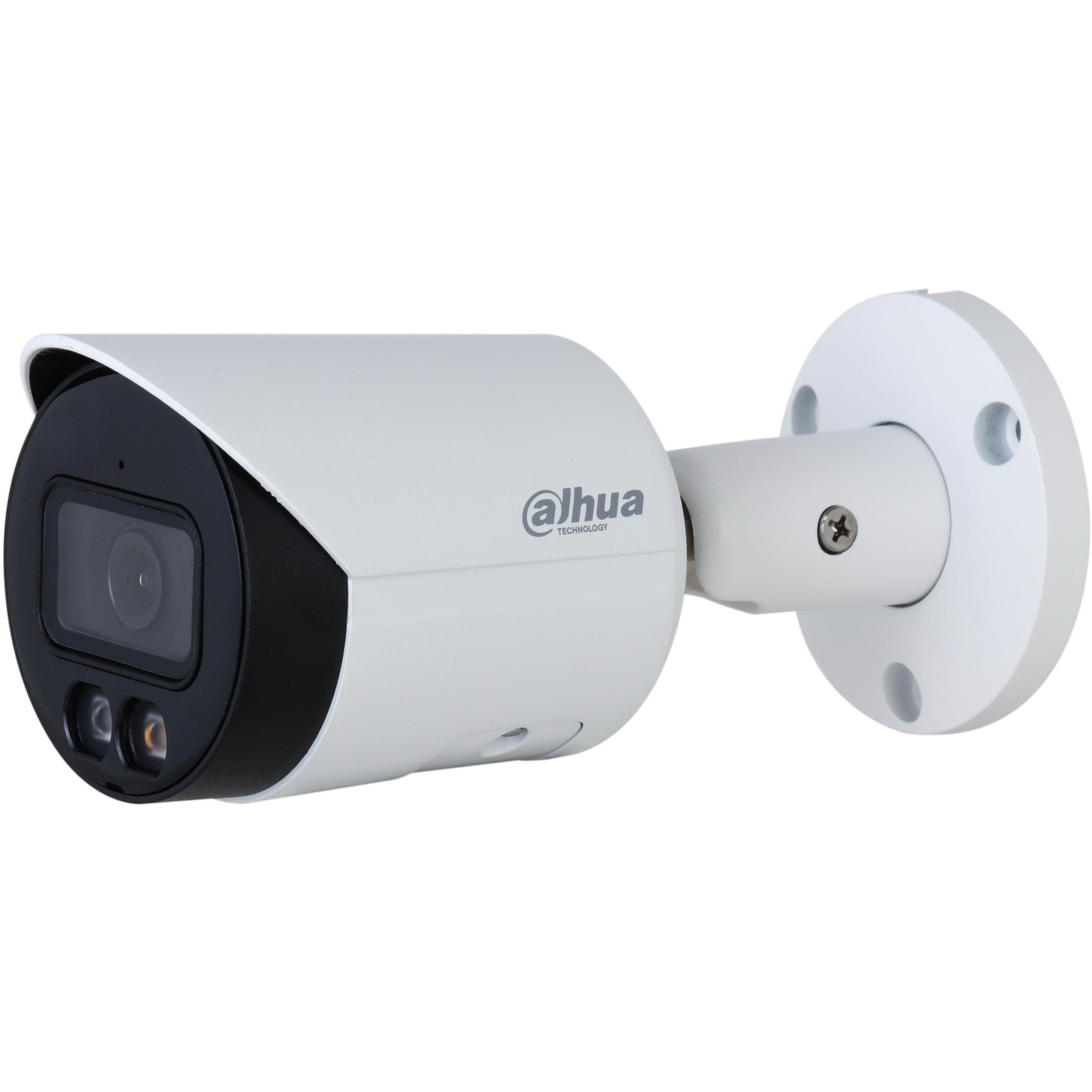 Dahua CCTV 4MP Smart Dual Light Fixed-focal Bullet WizSense Network Camera, DH-IPC-HFW2449SP-S-IL-03 (2688 x 1520 Pixel)...