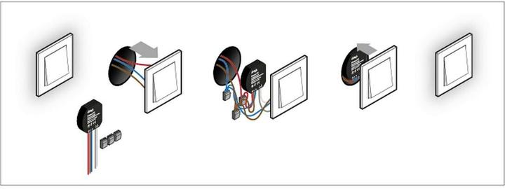 Actual product image Ubisys Universal dimmer D1 ZigBee 3.0 (Dimming actuator)