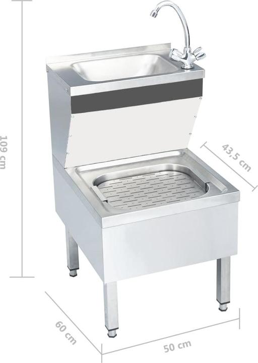Immagine prodotto vidaXL Handwaschbecken (50 cm, 60 cm)