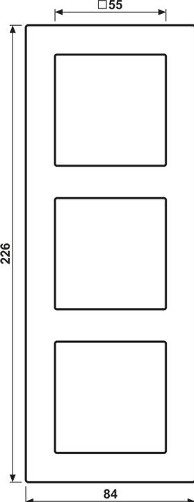 Produktbild JUNG Glasrahmen