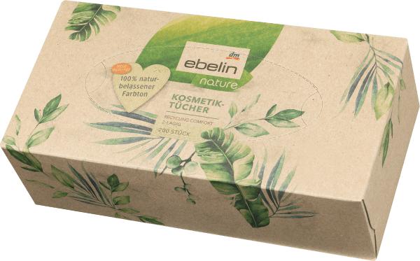 Produktbild dm ebelin Kosmetiktücher Recycling