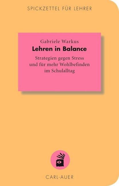 Produktbild Lehren in Balance (Deutsch, Gabriele Warkus, 2014)