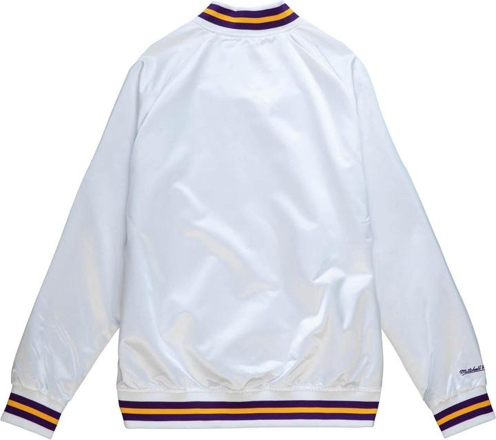 Produktbild Mitchell & Ness M&N Lightweight Satin Jacke - Los Angeles Lakers weiss - L (L)
