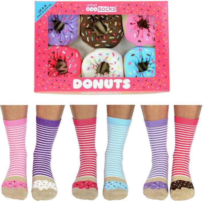 Immagine prodotto United Oddsocks Ciambelle (confezione da 3, 37 - 42)
