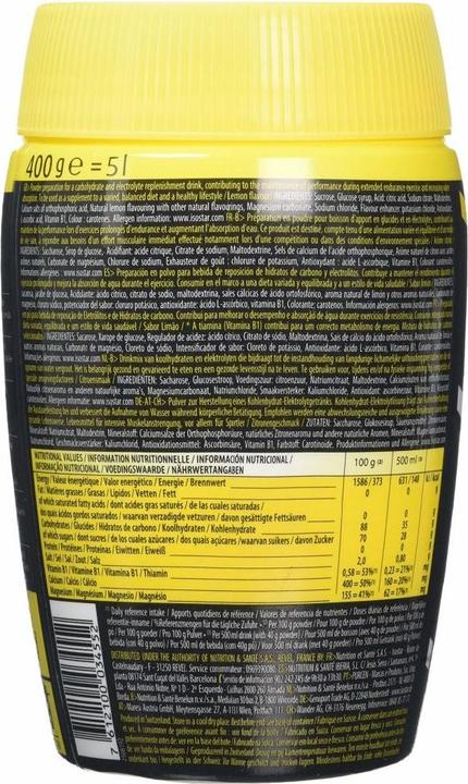 Actual product image Isostar Hydrate and Perform (Lemon, 1 x)