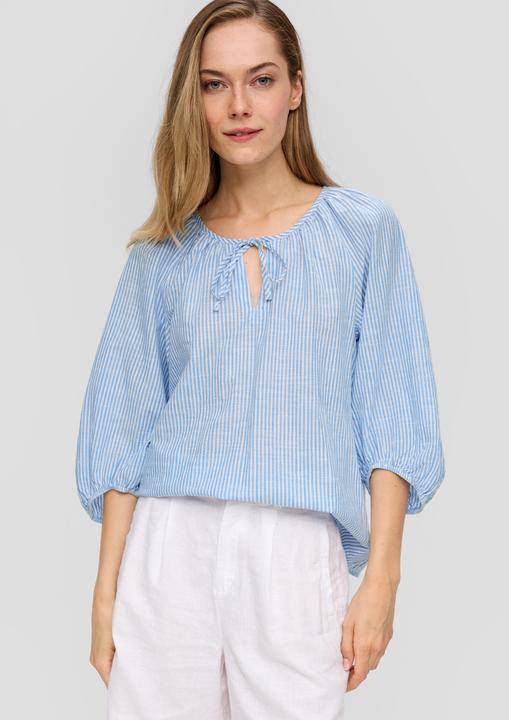 Immagine prodotto s.Oliver Bluse Gestreiftes Blusenshirt mit Raglanärmeln (40)