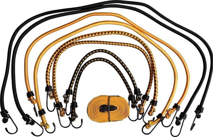 Ironside Tensioning & lashing strap set 10 pcs various lengths
