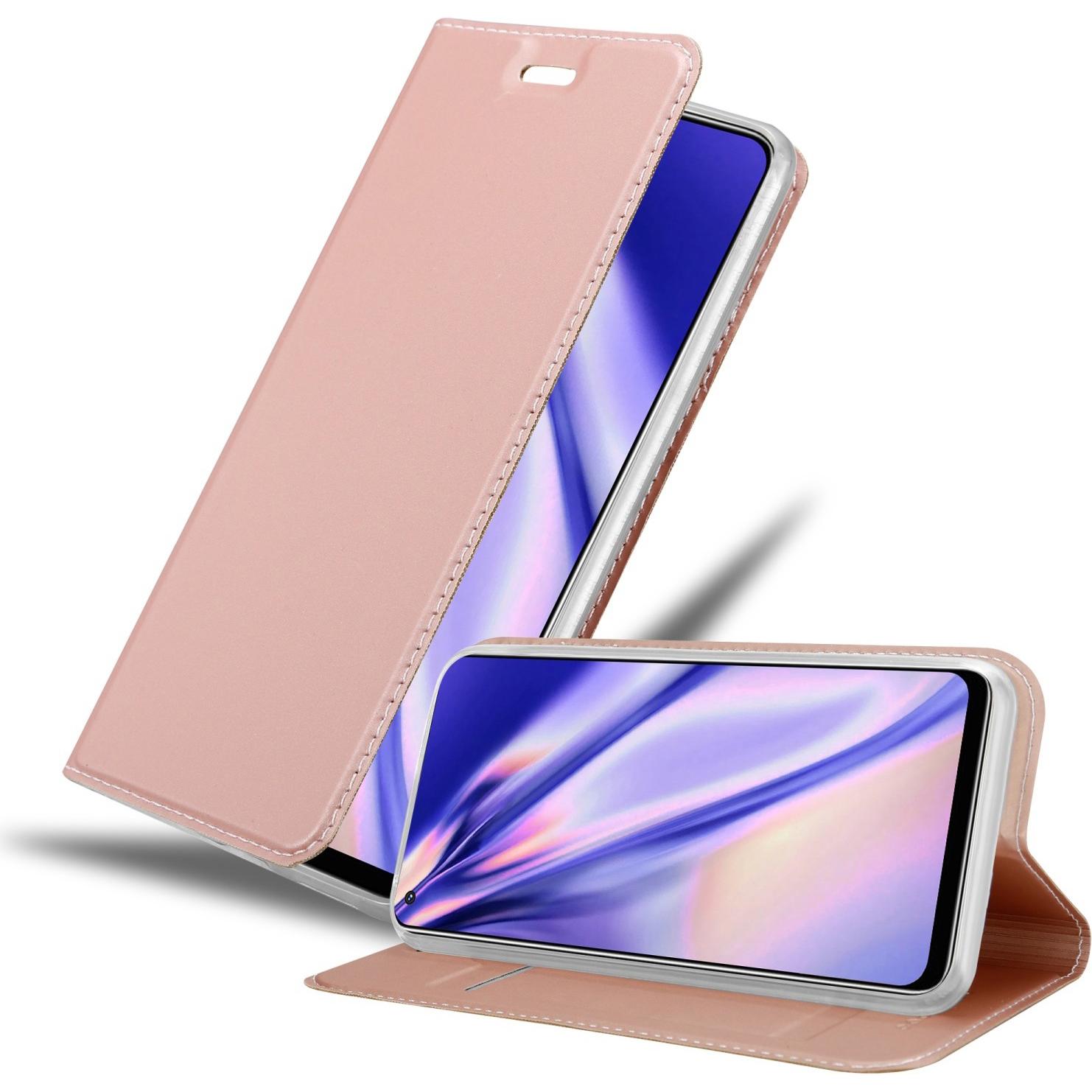 Cadorabo Classy Book Hülle für Realme 9 4G / 9 PRO+ (Realme 9 Pro Plus, Realme 9 4G), Smartphone Hülle, Rosa