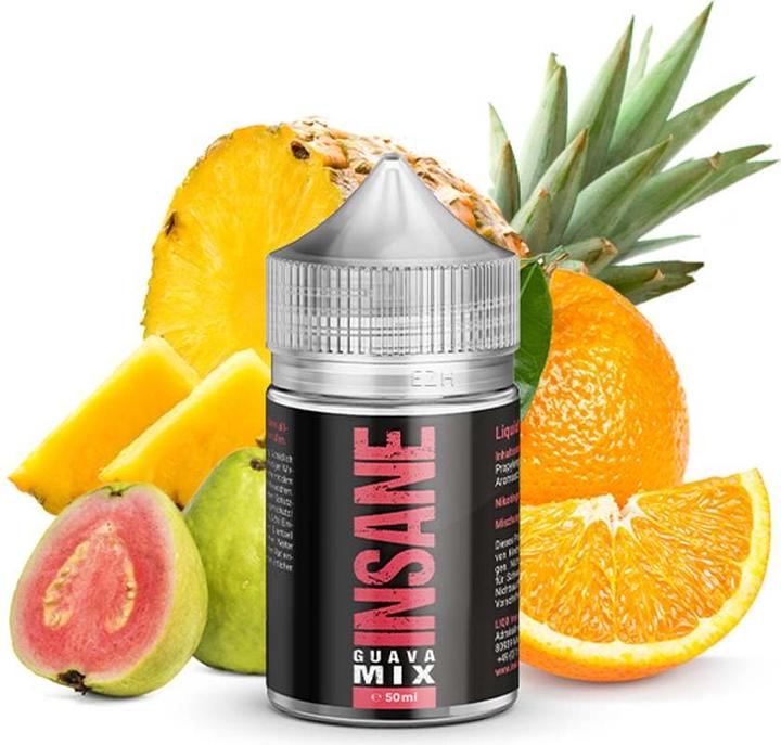 Immagine prodotto Insane Guava-Mix - 50ml - Ricarica breve (Ananas, Arancia)