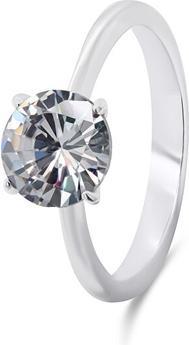 Immagine prodotto Brilio Argento - Anello senza tempo in argento con zircone chiaro RI057W - Circuito: 48 mm (48)