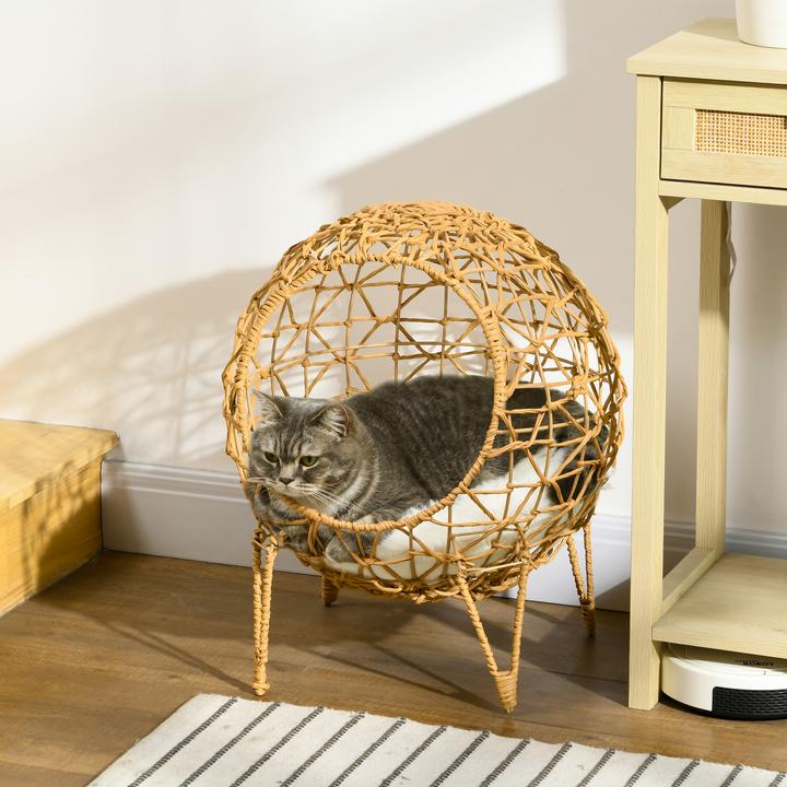 Produktbild PawHut Katzenhaus mit Metallgerüst (Katze)