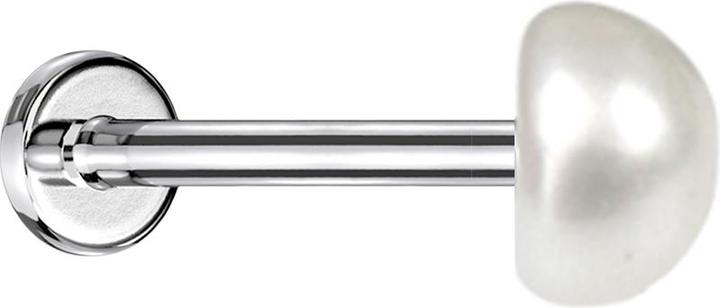 Immagine prodotto Star Piercing Micro labret filo interno perla d'argento (Organico, Acciaio chirurgico 316L, senza ottone)