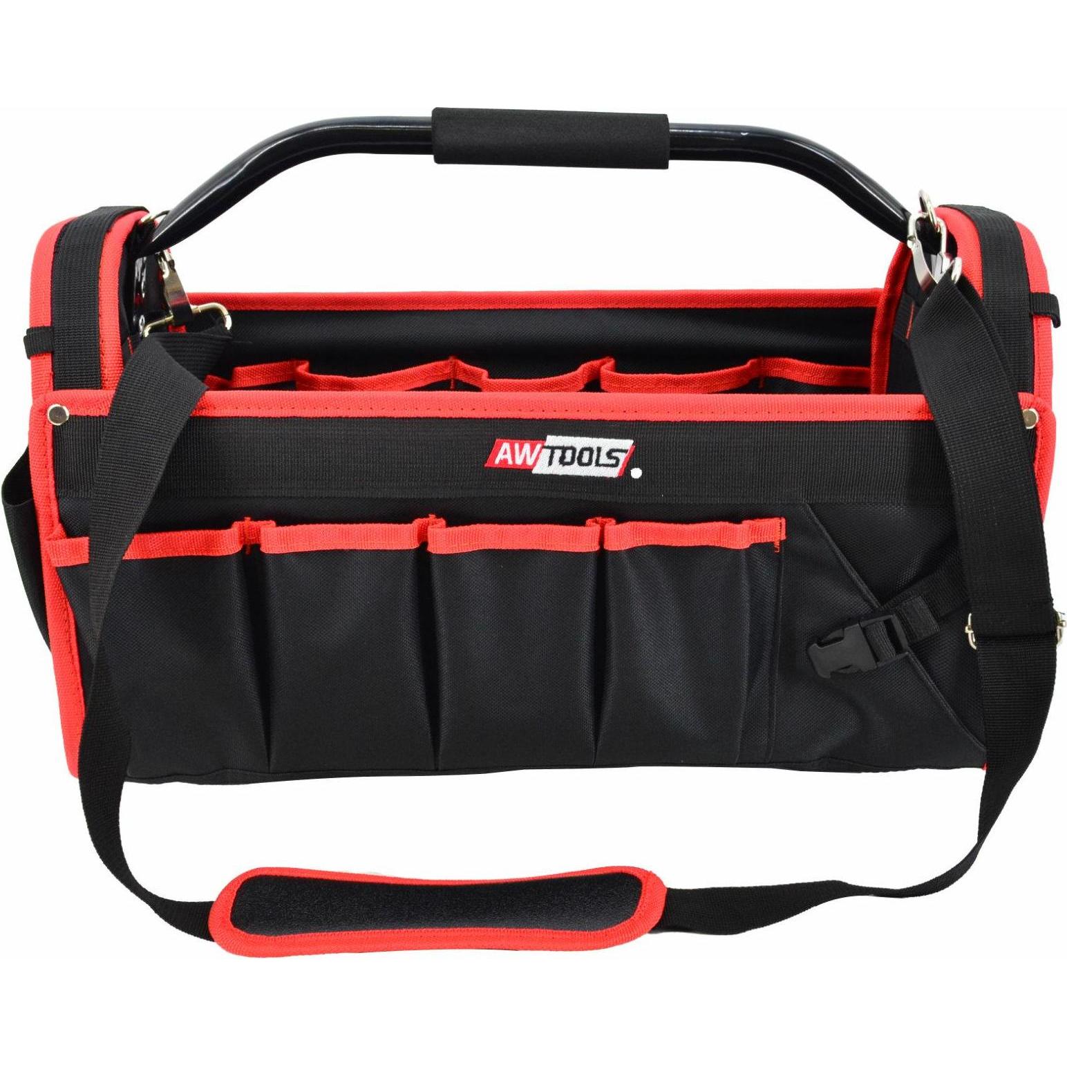 AW Tools, Werkzeugkoffer, OFFENE WERKZEUGTASCHE NYLON 31 TASCHEN 48 * 23 * 28 cm