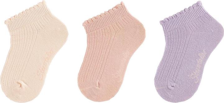 Actual product image Sterntaler Sneaker Söckchen 3er-Pack Struktur (pack of 3, 23 - 26)