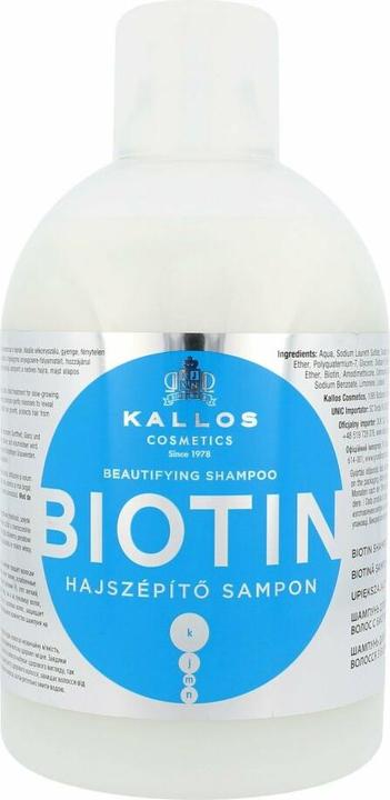Produktbild Kallos Cosmetics Biotin Biotin (1000 ml, Flüssiges Shampoo)