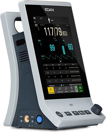 Edan IM3 Vitalzeichenmonitor - NIBP + Sp02 + Atriale Temperatur + Touchscreen