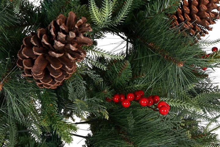 Image du produit Esprit Weihnachtsbaum Rot grün PVC 120 x 120 x 210 cm (210 cm)