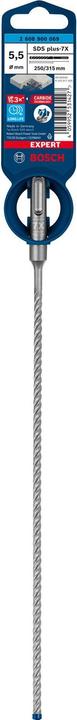 Immagine prodotto Bosch Professional Zubehör Trapano a percussione Expert SDS plus-7X, 5,5 x 250 x 315 mm (5,50 millimetri)
