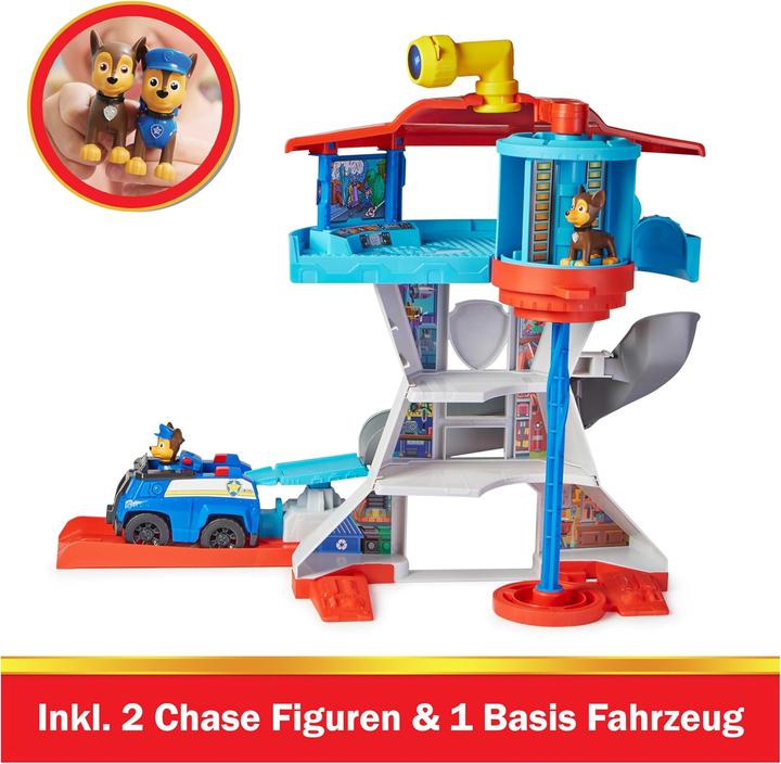 Actual product image Paw Patrol Lookout Tower Spielset mit Chase Figuren