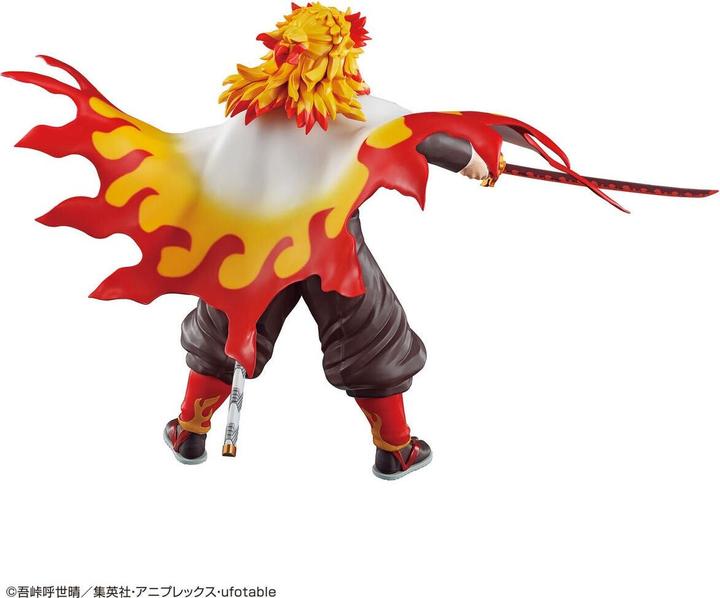Actual product image Bandai Demon Slayer Kyojuro Rengoku Model Kit 12cm