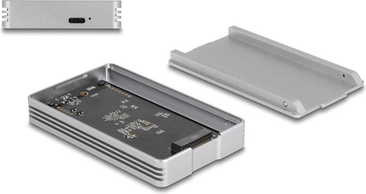 Produktbild Delock USB4 40 Gbps Gehäuse für 1 x M.2 NVMe SSD (M.2)