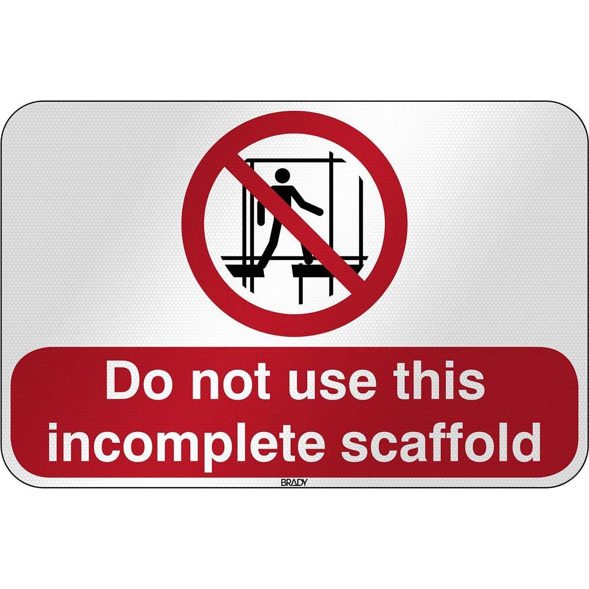 Brady, Sicherheitskennzeichnung, ISO Safety Sign - Do not use