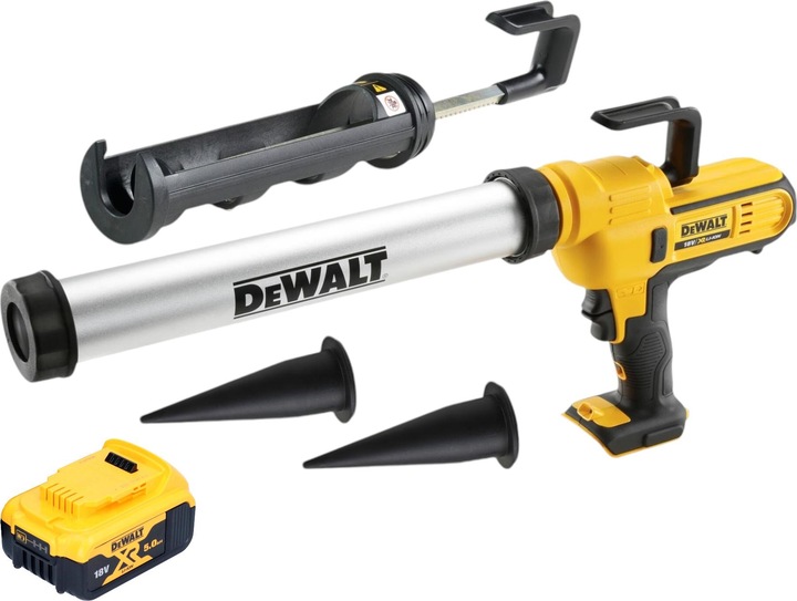 Produktbild DeWalt DCE 581 NK Akku Kartuschenpistole 18 V 310 ml + 1x Akku 5,0 Ah + Koffer - ohne Ladegerät