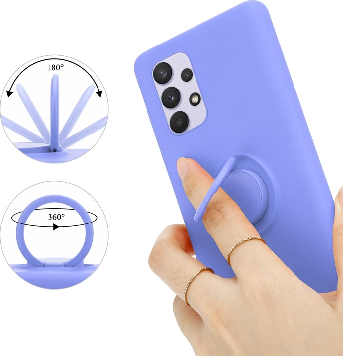 Actual product image Cadorabo TPU Liquid Ring Silicone Case Cover (Samsung Galaxy A33 5G)