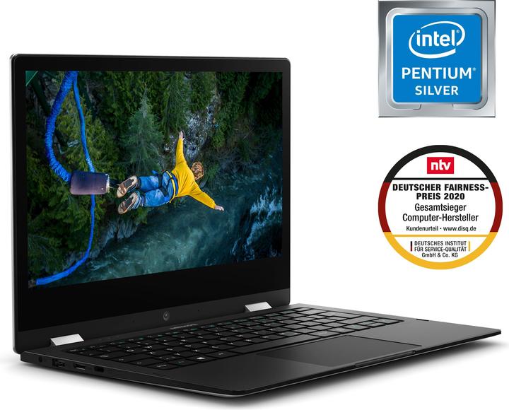 Actual product image Medion Akoya E3223 Convertible 13.3" Full HD TOUCH, Intel Pentium N5030, 8GB RAM, 256 GB SSD, Windows 11... (13.30", 256 GB, 8 GB, DE, Intel Pentium N5030)