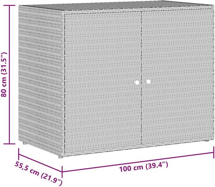 Produktbild vidaXL Gartenschrank