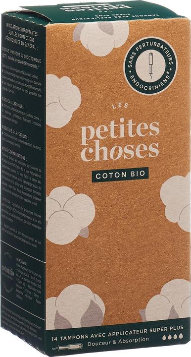 Actual product image Les Petites Choses Tampons with applicator super plus Bio (14 x)
