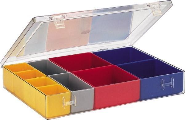 Image du produit Magni Coffret d'assortiment avec couvercle L307xP225xH50 mm avec 10 inserts