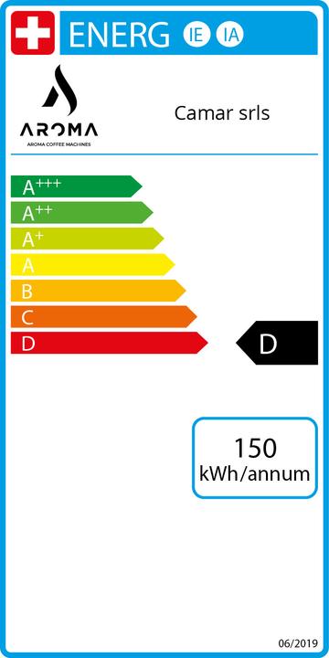 Label énergétique Aroma Plus Nera (E.S.E.)