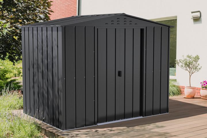 Produktbild Duramax Metall Gerätehaus 262x174 Gartenhaus