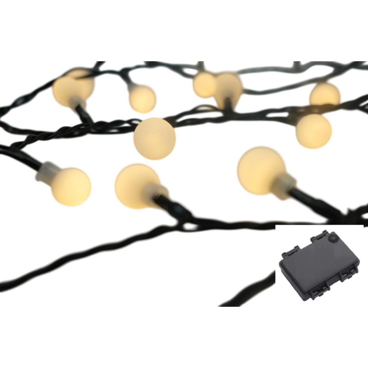 Christmas To, Catena luminosa, Garland of light bulbs Christmas Touch Cherry, 2 m, 20 LED (2 m)