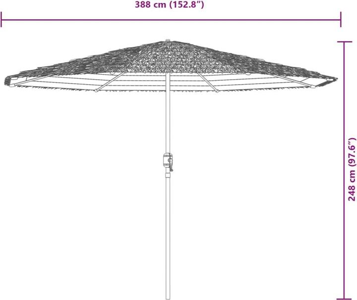 Produktbild vidaXL Sonnenschirm mit mast (2.88 m)