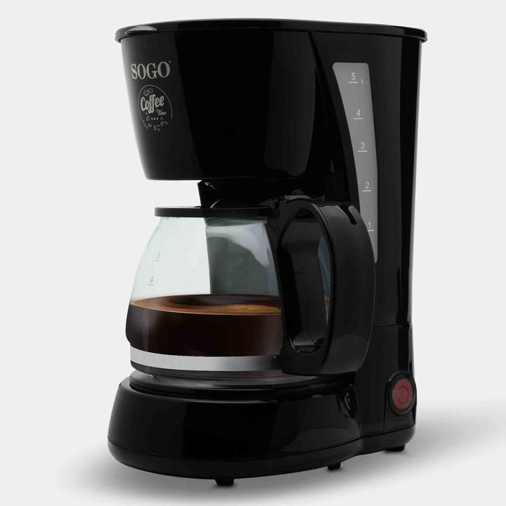 Actual product image Sogo DRIP COFFEE MAKER WITH GLASS JAR, - 0,6L -4 CUPS - 650W