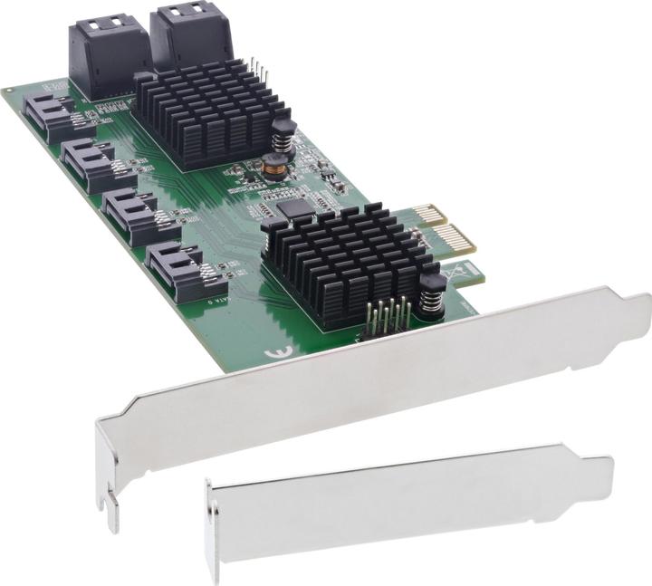 InLine Scheda di interfaccia, controller 8x SATA 6Gb/s, PCIe 2.0 (PCI Express)