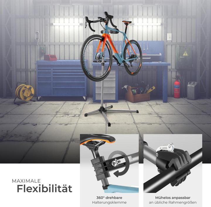 Actual product image tectake Bicycle mounting stand