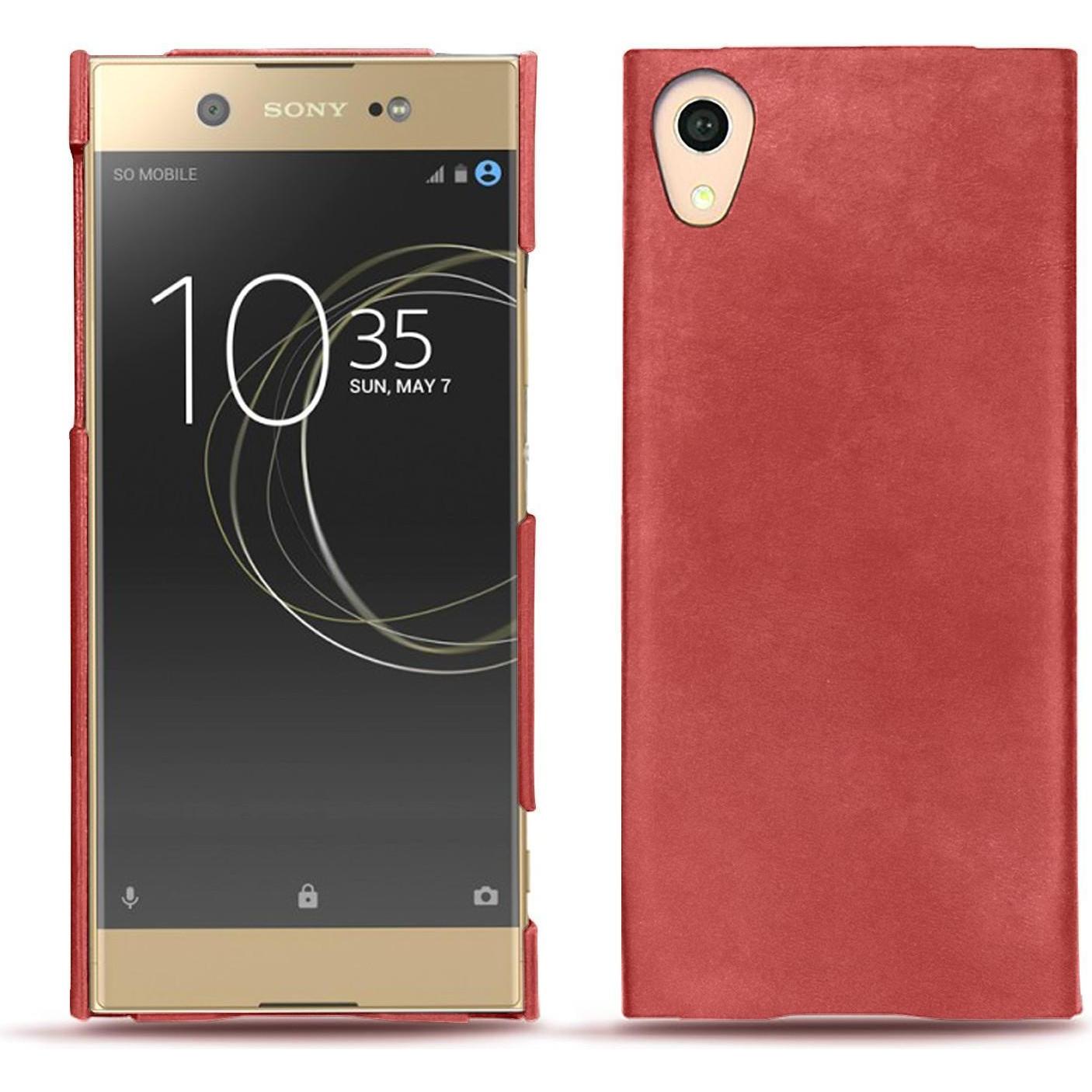 Thumbnail - Noreve Lederschutzhülle (Sony Xperia XA1 Ultra), Smartphone Hülle, Rot