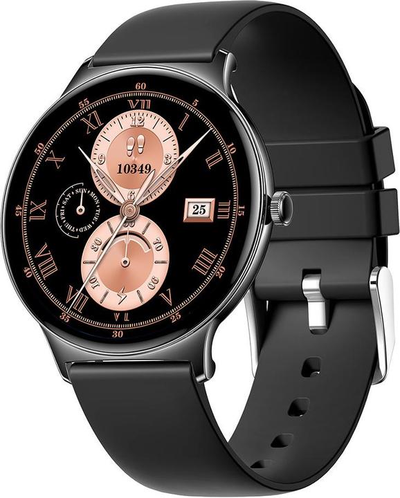Actual product image Blavec Smartwatch M-01 Vesta HD AMOLED Sprachanruf (SWM01-B) schwarz