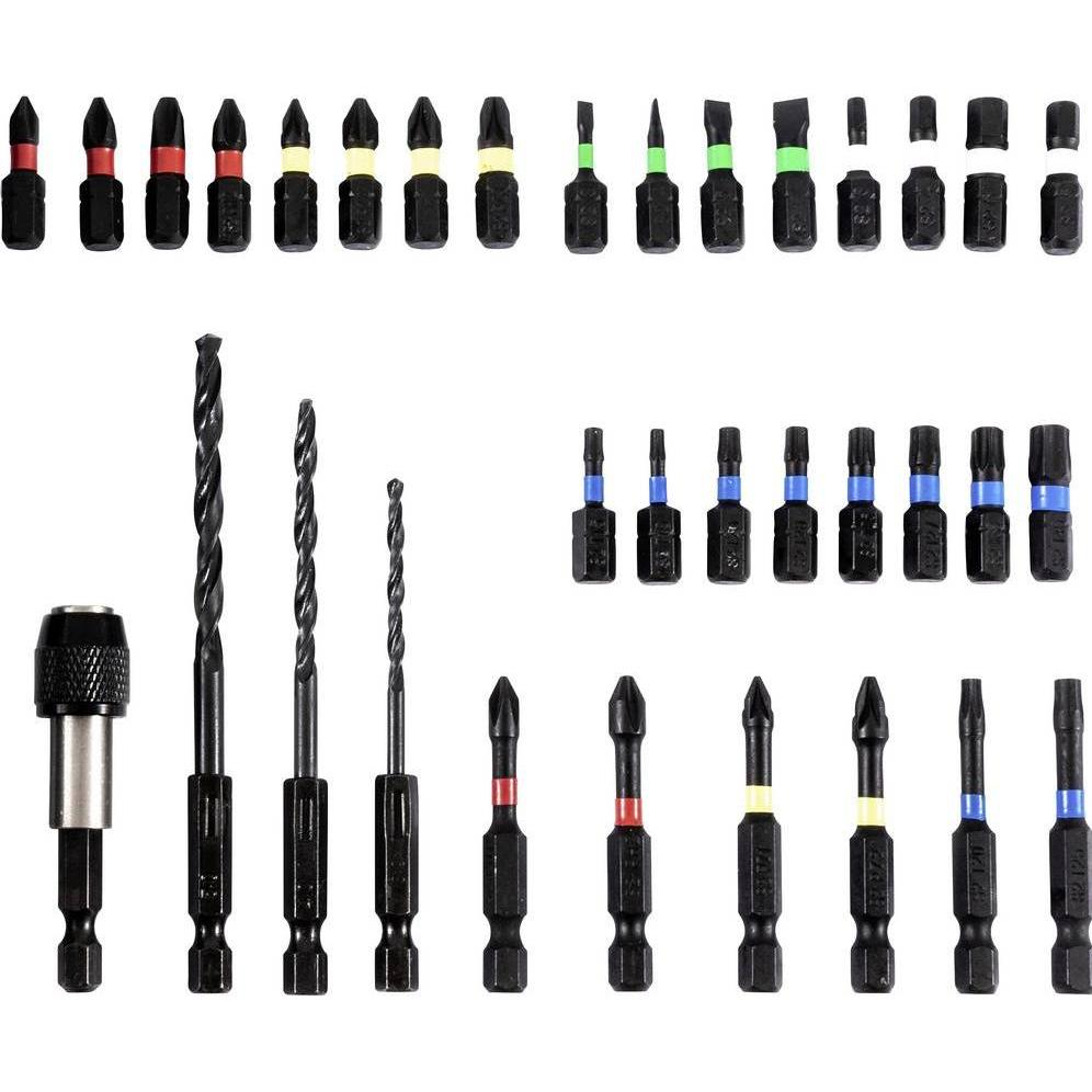 Fritzfurt, Chiave a bussola, 6100-3040 Bit-Set 24teilig Schnellwechselfutter (Chiave a brugola, Scanalatura per la vite)