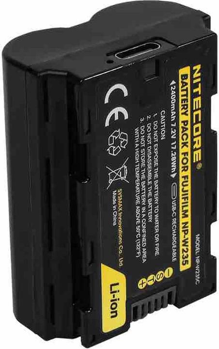 Immagine prodotto Nitecore NP W235C USB C Ricaricabile ( Batteria Fuji NP W235 ) (1 pz., Specifico del dispositivo, 2000 mAh)