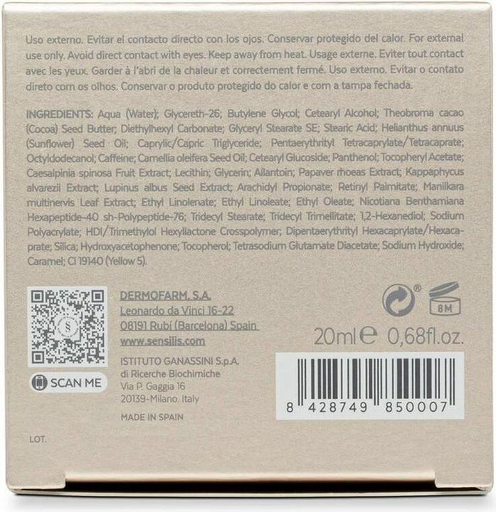 Productafbeelding Sensilis Eternalist A g e Eye Contour Revitaliserend Anti-Rimpel Complex 20ml (Dag, Nacht, 20 ml)