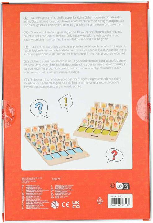 Image du produit Goki Qui est recherché? (Allemand, Anglais, Français, Italien)