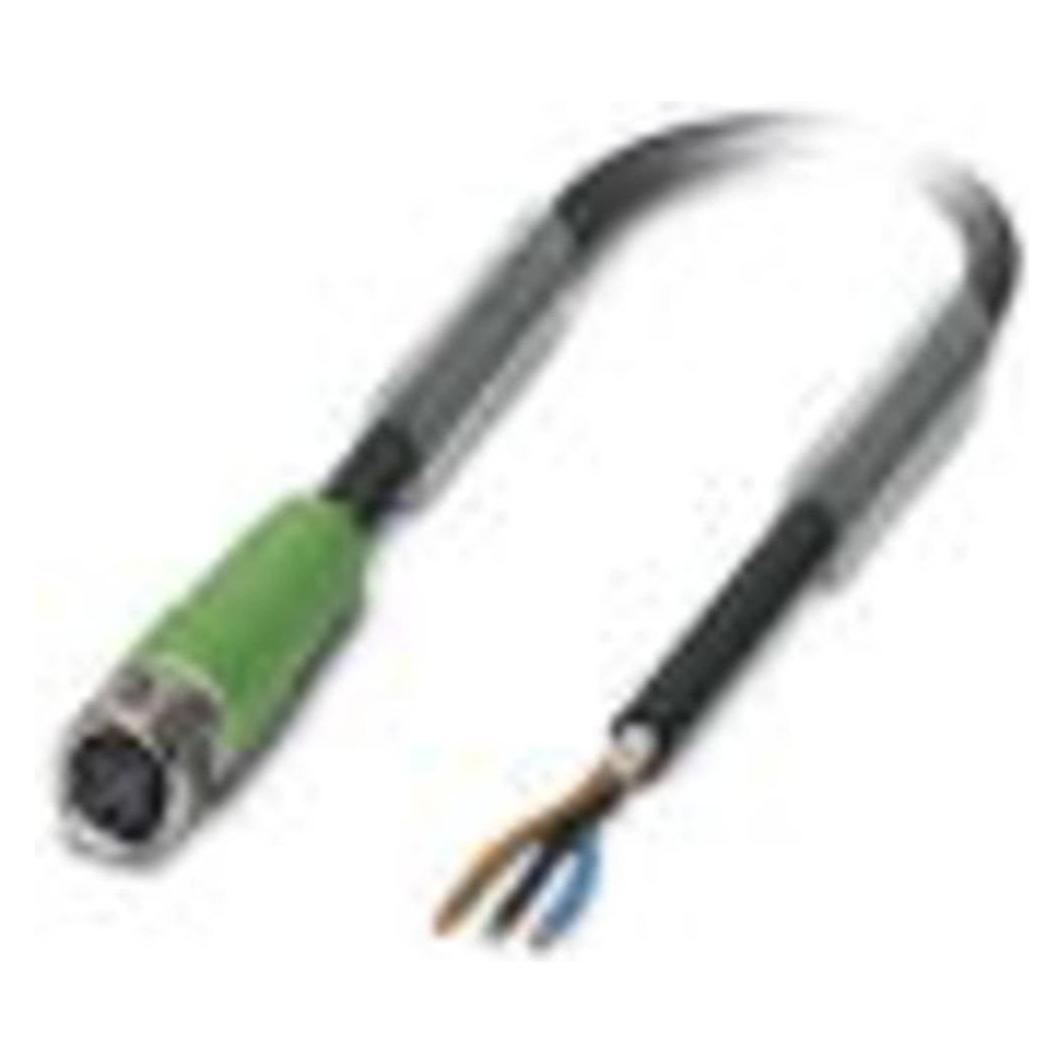 Phoenix Nero 1521724. Lunghezza Del Cavo: 3 M, Connettore: M8, Colore Del Prodotto: Grigio, Cavo + Spina Elettrica,