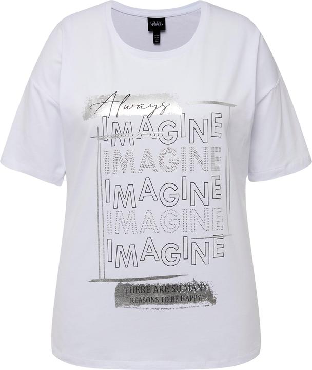 Actual product image Ulla Popken IMAGINE Short Sleeve Graphic Tee (46, 48)