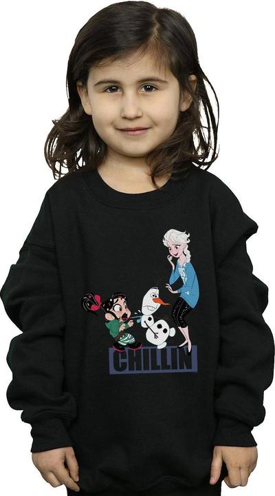 Image du produit Disney - Sweat WRECK IT RALPH ELSA AND VANELLOPE - Fille (116)